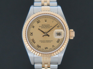 Rolex Datejust Lady Gold/Steel Champagne Dial 79173
