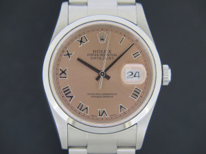 Rolex Datejust Salmon Roman Dial 16200 