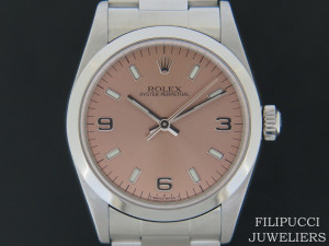 Rolex Oyster Perpetual Pink Dial 67480  
