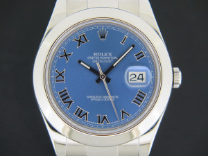 Rolex Datejust II Azzurro Dial 116300 