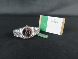 Rolex Datejust Black Roman Dial 116234