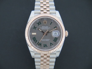 Rolex Datejust 41 Everosegold/Steel Slate Roman Dial 126331