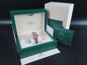 Rolex Datejust 31 Pink Roman Dial 278274 NEW FULL STICKERS 