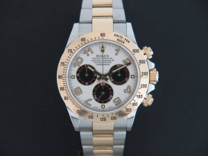 Rolex Daytona Gold/Steel Panda Dial 116523