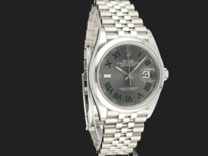 Rolex Datejust Slate Roman Dial 126200 NEW