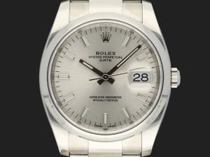 Rolex Date Silver Dial 115200