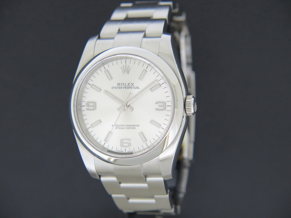 Rolex Oyster Perpetual Silver Dial 116000