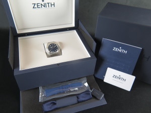 Zenith Defy Skyline Blue Dial 41MM 03.9300.3620/51.I001 NEW FULL STICKERS