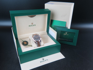 Rolex Datejust 41 Everose/Steel Slate Motif Dial 126331