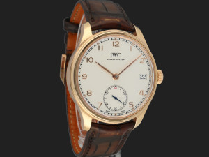 IWC Portugieser Hand Wound 8-Days Rose Gold IW510204