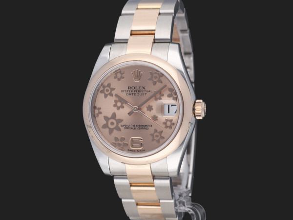 Rolex - Datejust 31 Everose/Steel Pink Flower Dial 178241