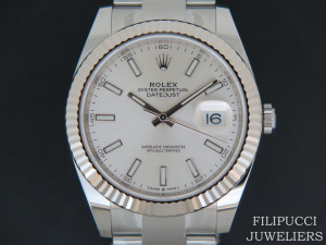 Rolex  Datejust 41 Silver Dial NEW 126334    