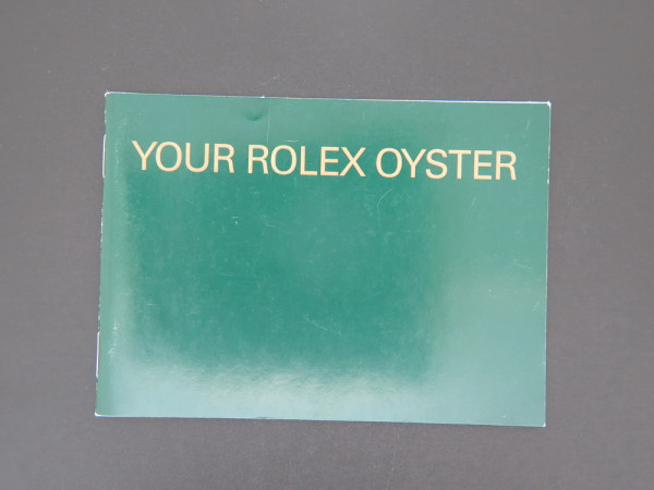 Rolex - Oyster Booklet English