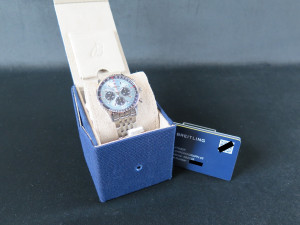 Breitling Navitimer B01 Chronograph 43 Ice Blue Dial AB0138 NEW