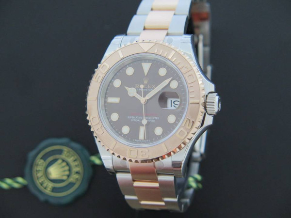 Rolex - Yacht-Master 40 Everosegold / Steel Chocolate Dial NEW 