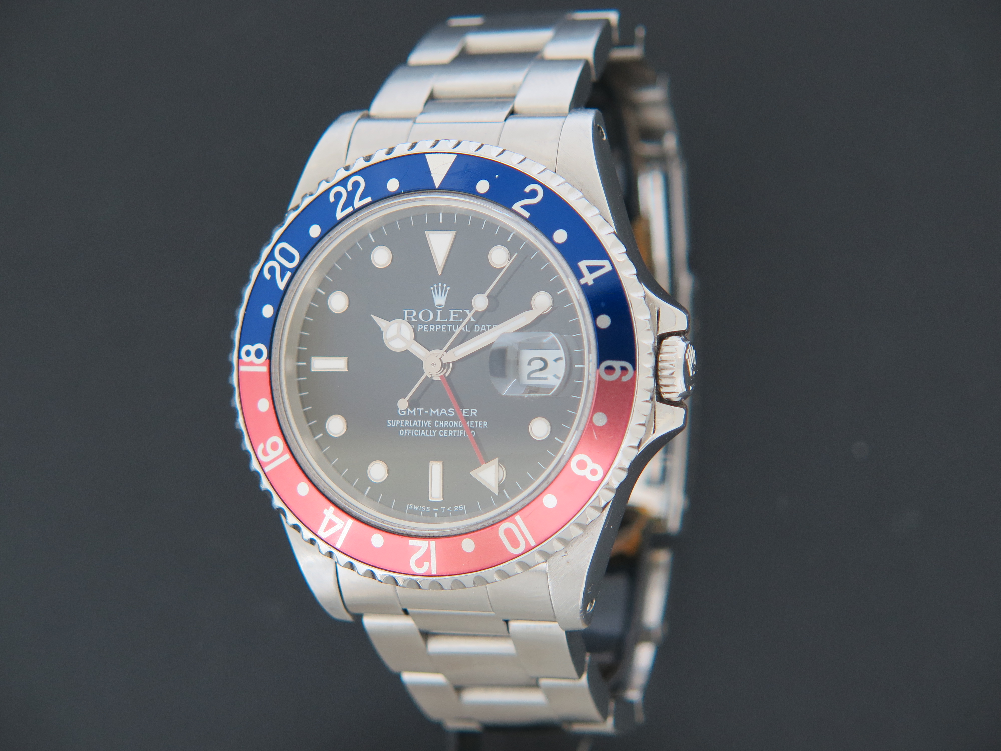 Rolex GMT Master 16700 Pepsi E serial Uhren Filipucci Juwelers