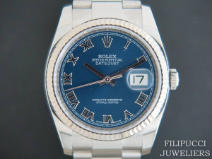Rolex Datejust Blue Roman 116234  