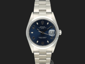 Rolex Date Blue Arab Dial 15200