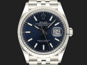 Rolex Datejust 36 Blue Dial 126234 NEW