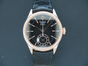 Rolex Cellini Dual Time Everose Gold 50525