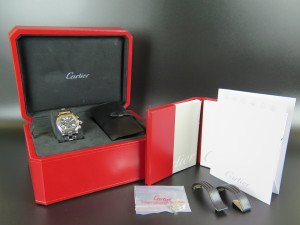 Cartier Roadster XL Automatic Chrono Black Dial 2618