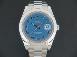 Rolex Datejust II Azzurro Dial 116300 