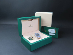 Rolex Submariner Date Gold/Steel Blue Dial NEW 116613LB   