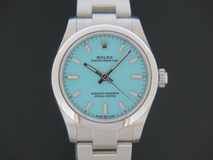 Rolex Oyster Perpetual 31 Turquoise Dial 277200 NEW