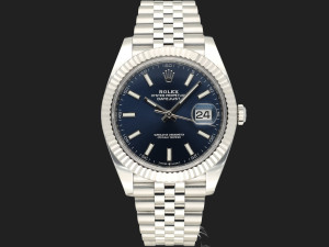 Rolex Datejust 41 Blue Dial 126334 99% NEW