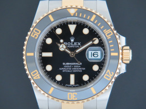 Rolex Submariner Date Gold/Steel 116613LN 99% New