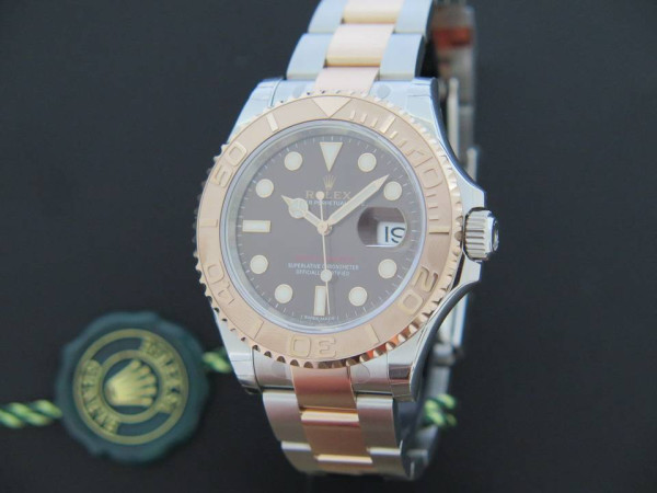 Rolex - Yacht-Master Everosegold/Steel Chocolate Dial NEW 116622