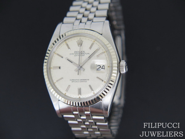 Rolex - Datejust 1601  Silver Linen Dial