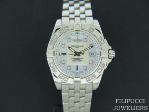 Breitling Galactic 32 MOP Diamond Dial A71356L2 NEW