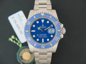 Rolex Submariner Date White Gold NEW 116619LB  