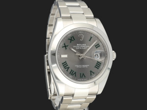 Rolex Datejust 41 Slate Roman Dial 126300 NEW