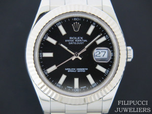 Rolex Datejust II Black  Dial 116334  