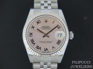 Rolex Datejust 178274  Rhodium Dial NEW 