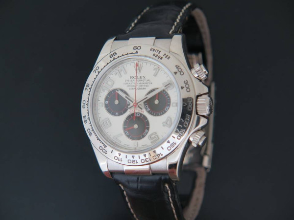 Rolex - Daytona Whitegold Panda Racing Dial 116519