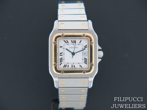 Cartier Santos Galbee Automatic Gold/Steel 