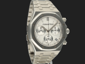 Audemars Piguet Royal Oak Selfwinding Chronograph Silver Dial 26240ST NEW