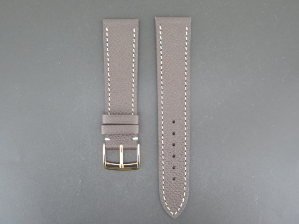 LIC - Chocolate Brown Epsom Strap 20MM