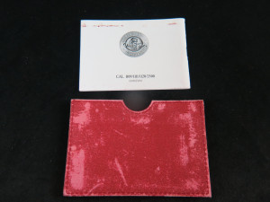 Omega Card Holder with booklet