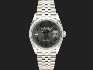 Rolex Datejust Slate Roman Dial 126200 NEW