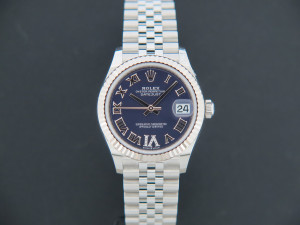 Rolex Datejust 31 Aubergine Diamond Dial 278274 NEW 