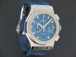 Hublot Classic Fusion Chronograph Blue 541.NX.7170.RX NEW