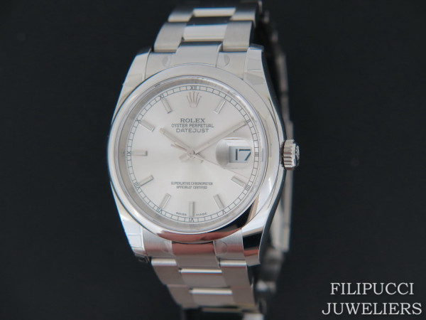 Rolex - Datejust Silver Dial NEW 116200
