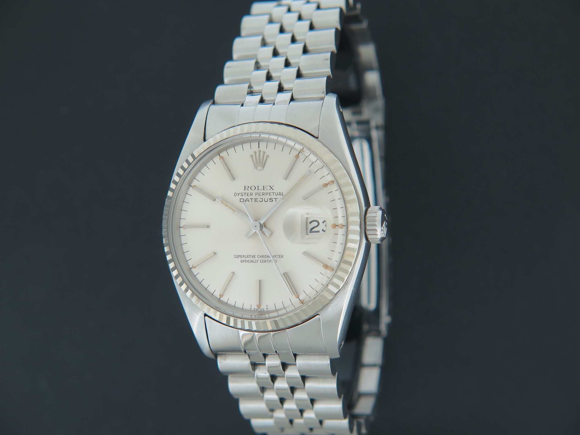 Rolex Datejust 36 Silver Dial 16014