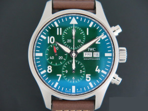 IWC Pilot's Watch Chronograph  Edition Racing Green Limited Edition NEW