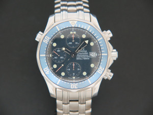 Omega Seamaster 300 Chrono Diver Blue Dial 25998000