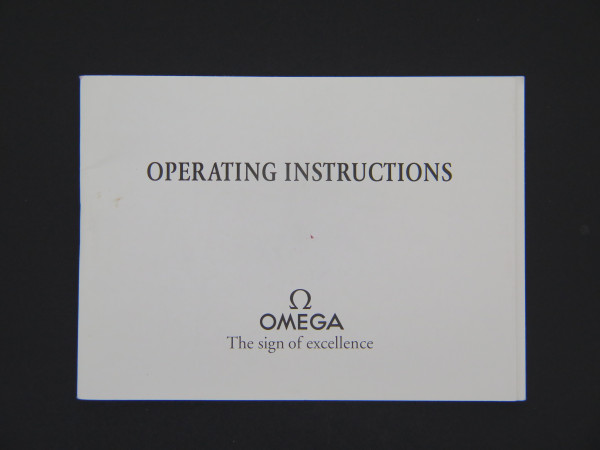 Omega - Operating Instructions Booklet for cal. 1861/1863